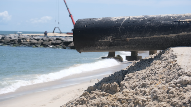 Sand Bypass System in Testing at Indian River Inlet to Combat Coastal Erosion